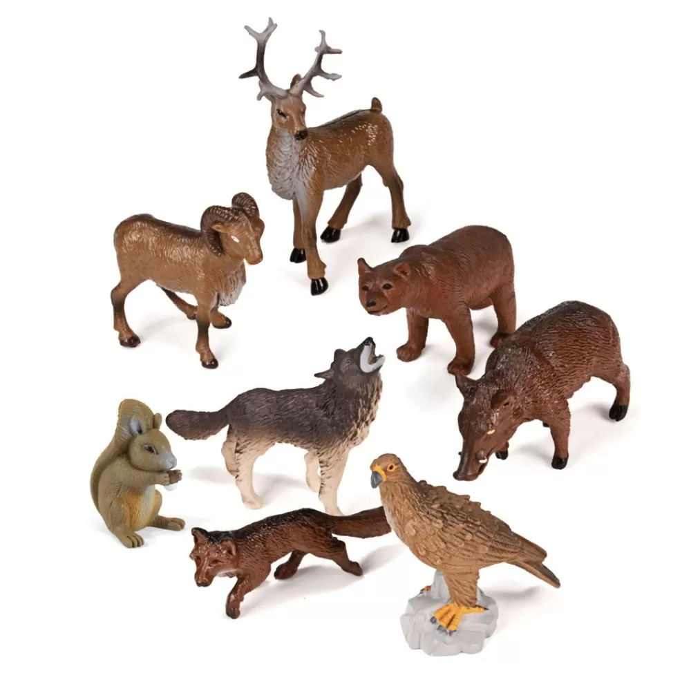 HOPTOYS Jeux D'Imagination*Animaux Des Bois Par 8