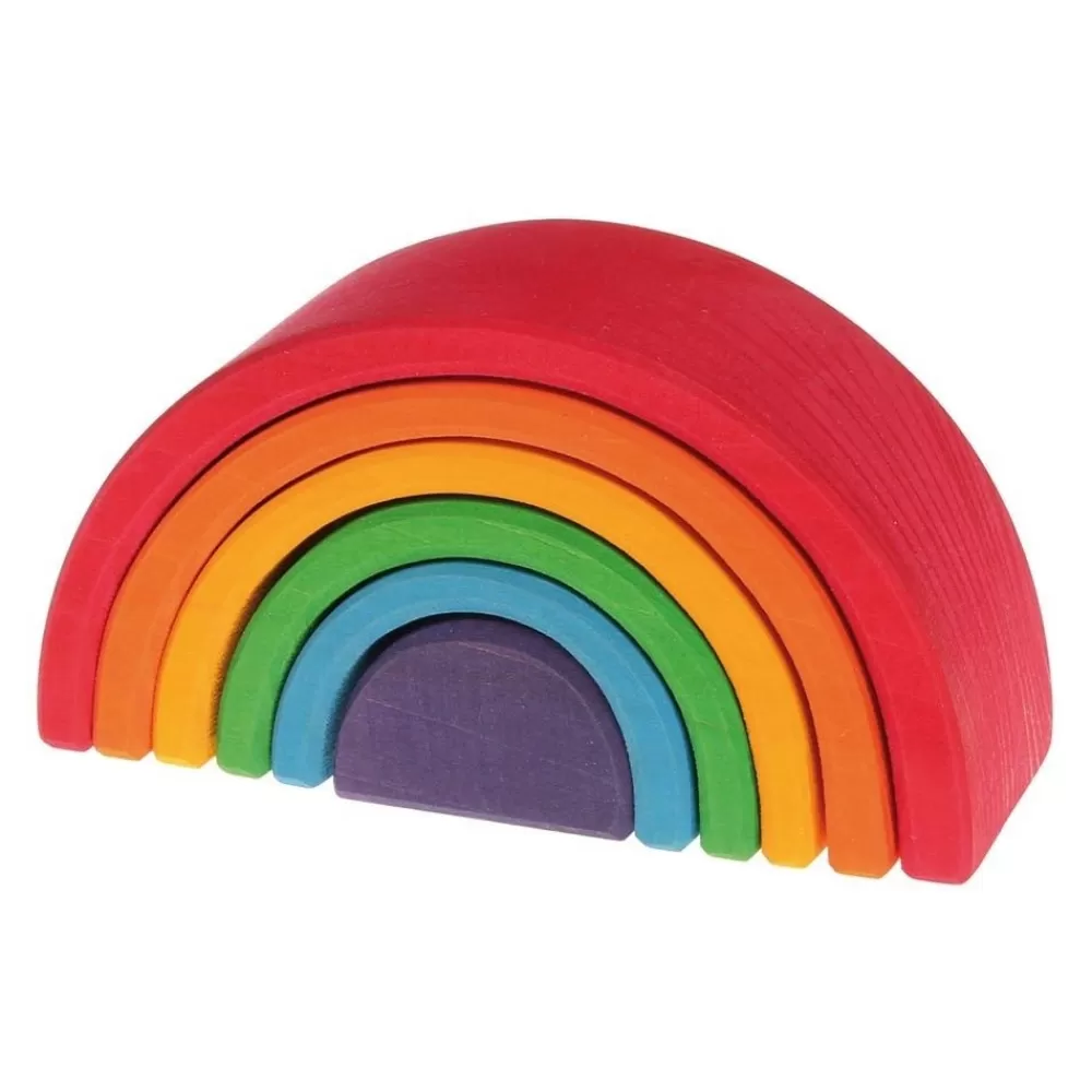 HOPTOYS Stimulation Precoce*Arc-En-Ciel En Bois Multicolore