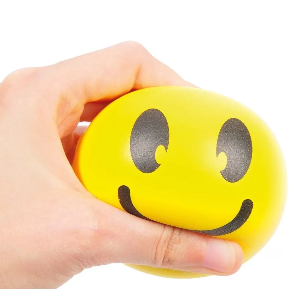 HOPTOYS Renforcateurs & Motivateurs*Balle Anti-Stress Smiley