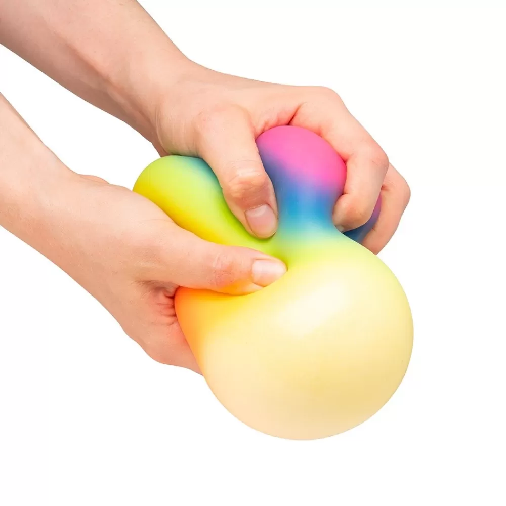 HOPTOYS Idees Cadeaux Pour Une Personne Ayant Des Troubles Dys*Balle Squish Jumbo Arc-En-Ciel