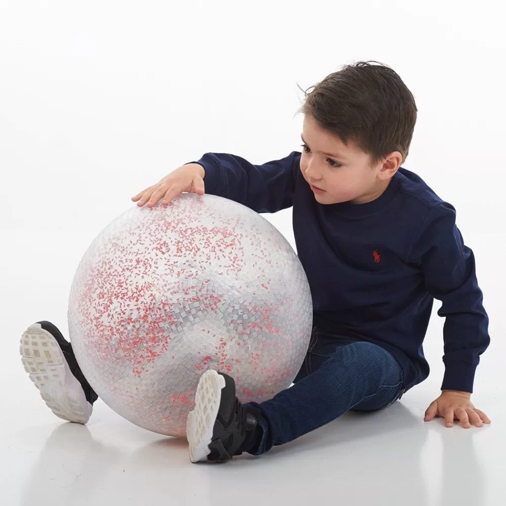 HOPTOYS Idees Cadeaux Pour Une Personne Avec Un Handicap Ou Des Troubles Moteurs*Ballon Transparent Confettis