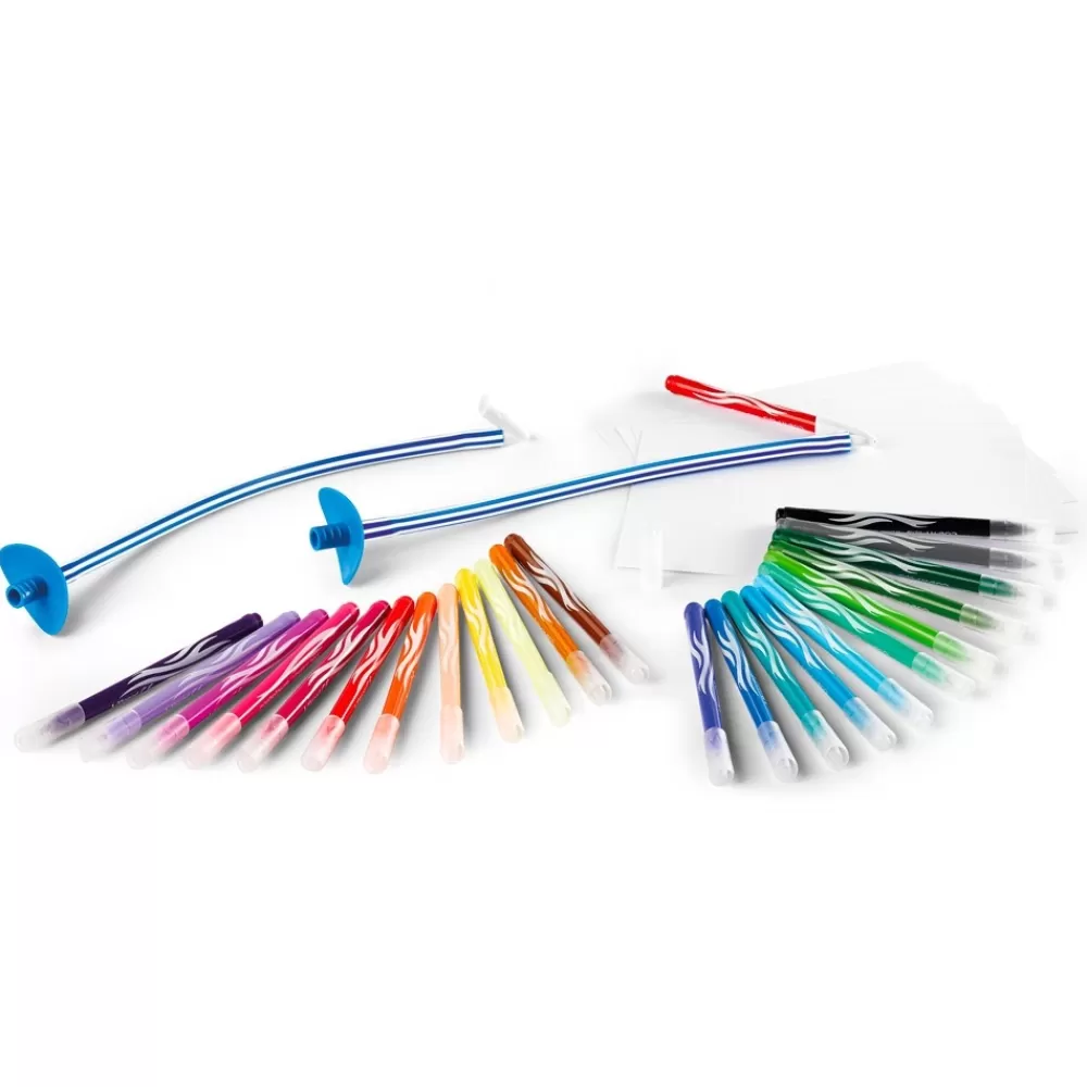 HOPTOYS Dessin & Peinture*Blowpen Art - Feutres Aerographes X 24