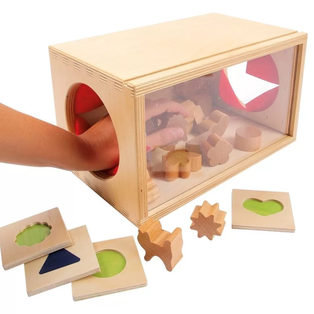 HOPTOYS Idees Cadeaux Pour Une Personne Avec Un Handicap Visuel*Boite A Formes Tactiles