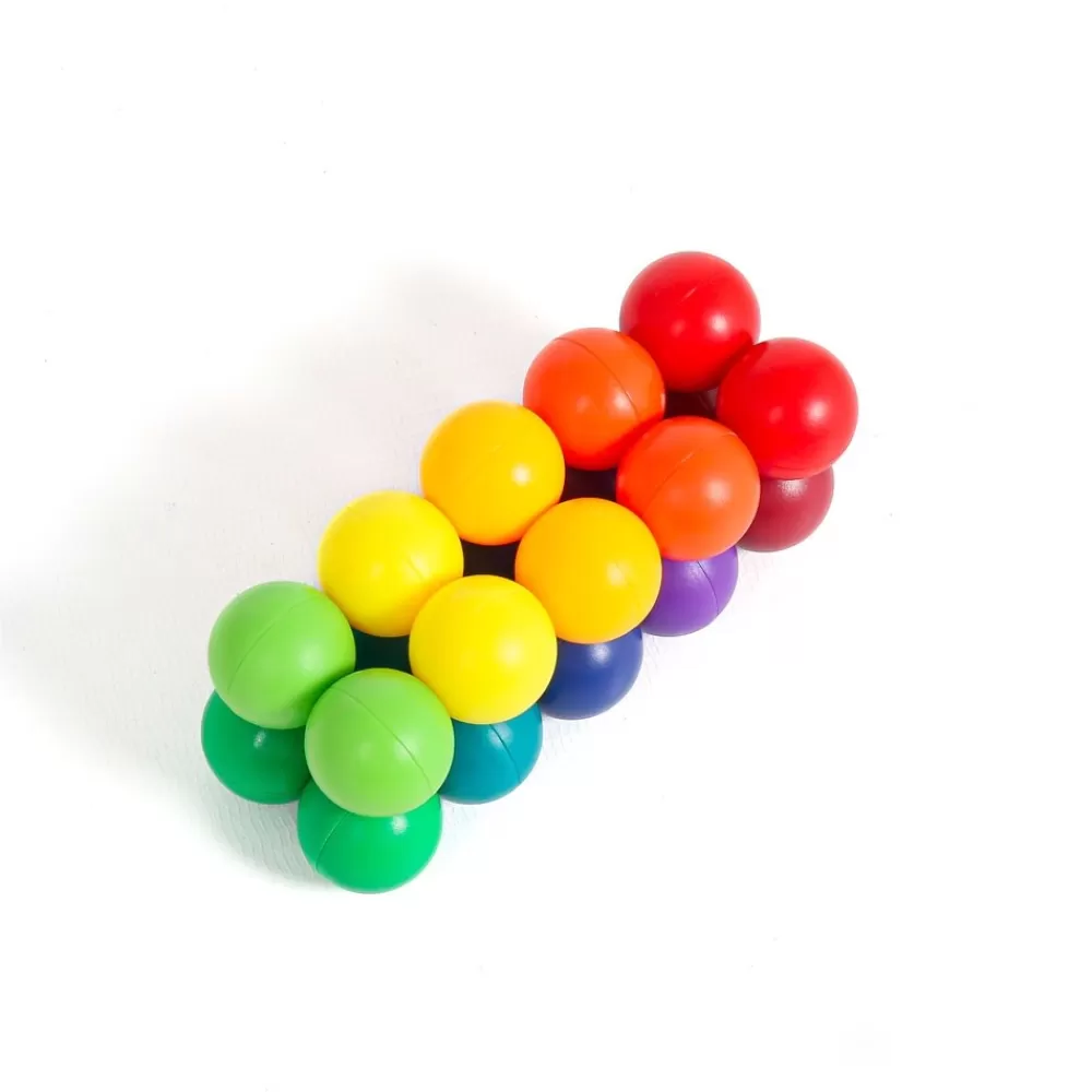 HOPTOYS Fidgets*Boules Jumbly Arc-En-Ciel