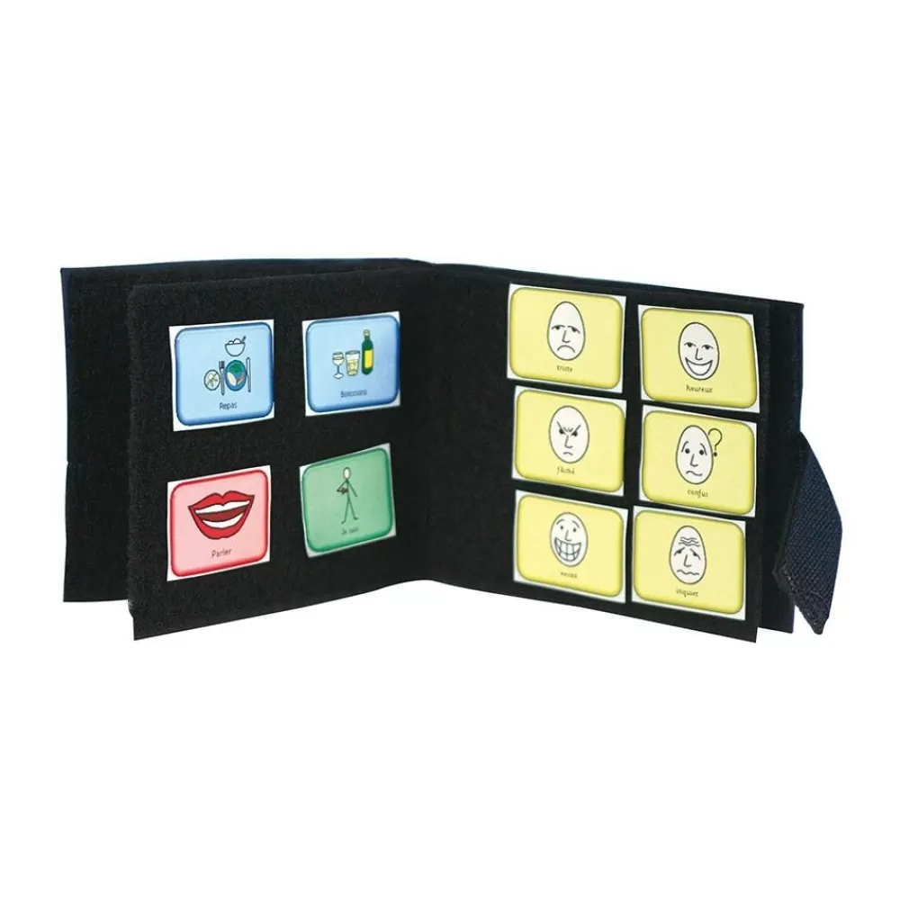 HOPTOYS Communication Alternative & Augmentee<Carnet De Communication Tissu