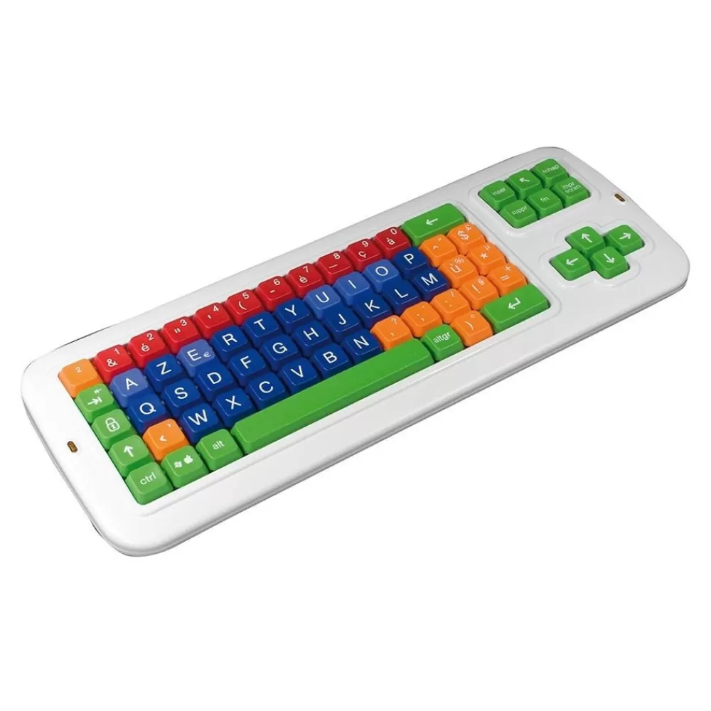 HOPTOYS Espace Bureau Ergonomique*Clavier Clevy Bluetooth Sans Fil