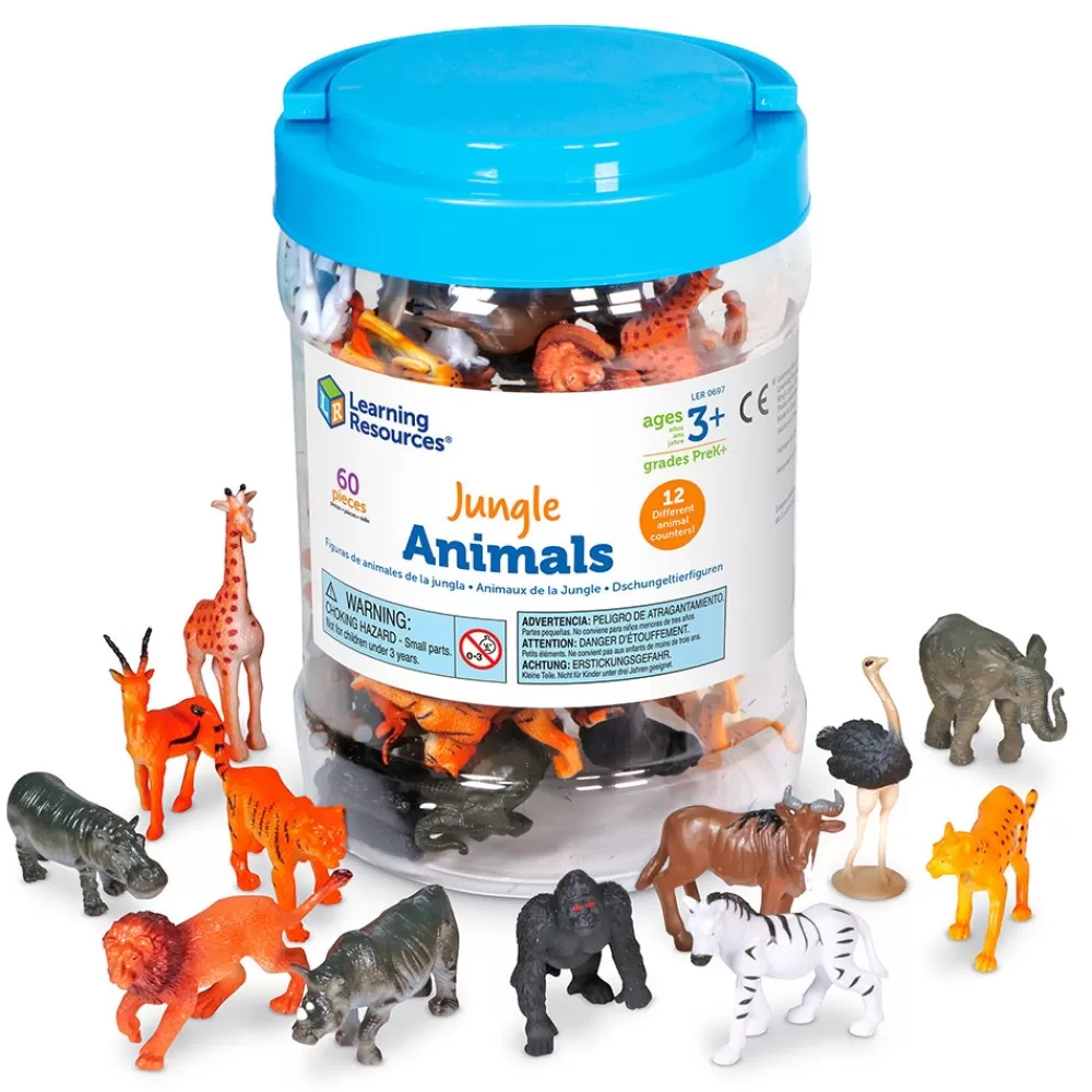 HOPTOYS Raisonnement Logico-Mathematique<Compteurs Animaux De La Jungle X 60