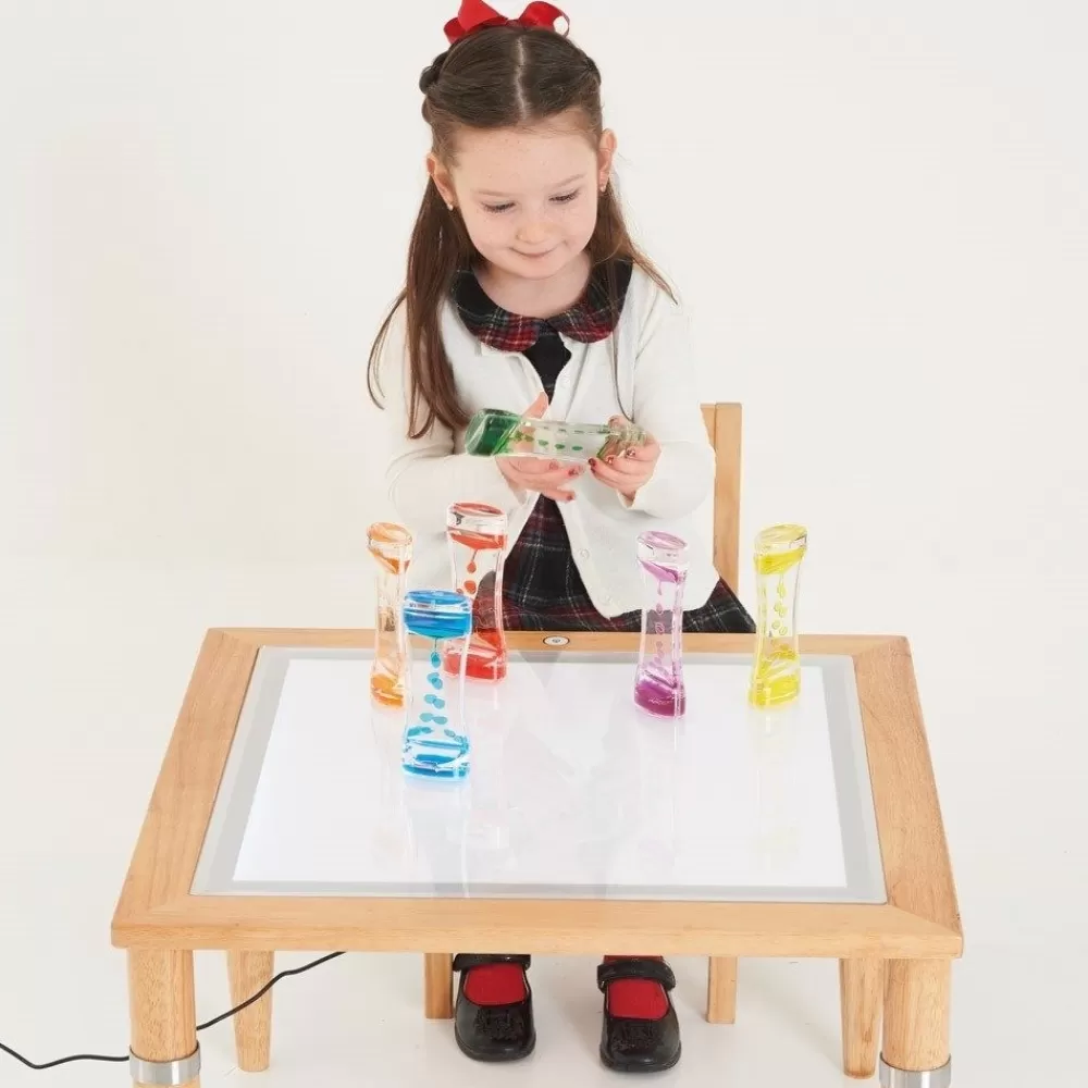 HOPTOYS Matériel Montessori & Reggio*Console Bois Avec Table Lumineuse