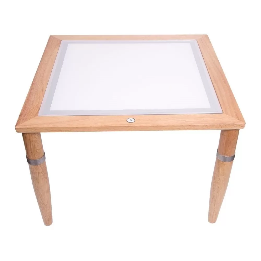 HOPTOYS Matériel Montessori & Reggio*Console Bois Avec Table Lumineuse