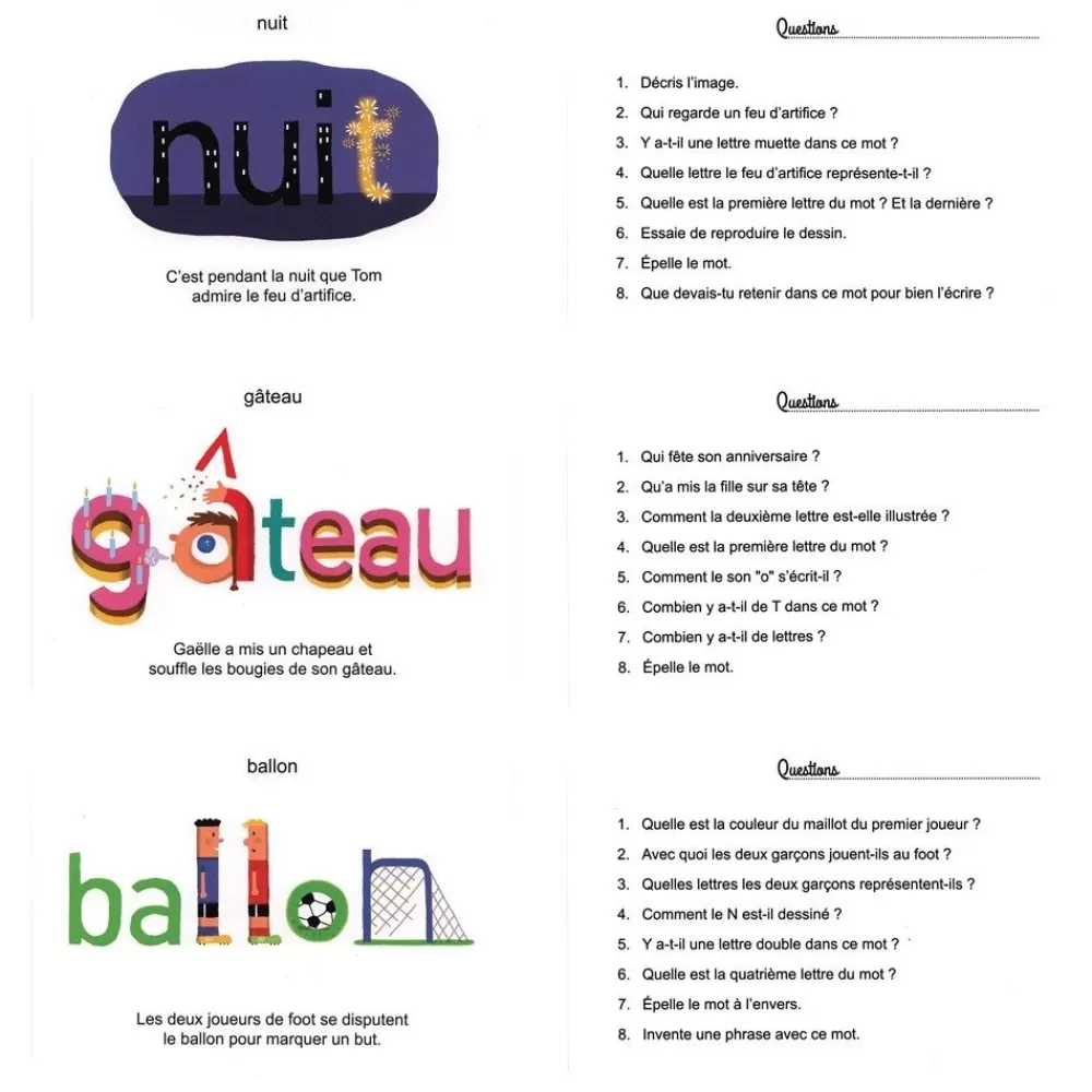 HOPTOYS Morpho-Syntaxe, Grammaire, Orthographe<Dessine-Moi Un Mot