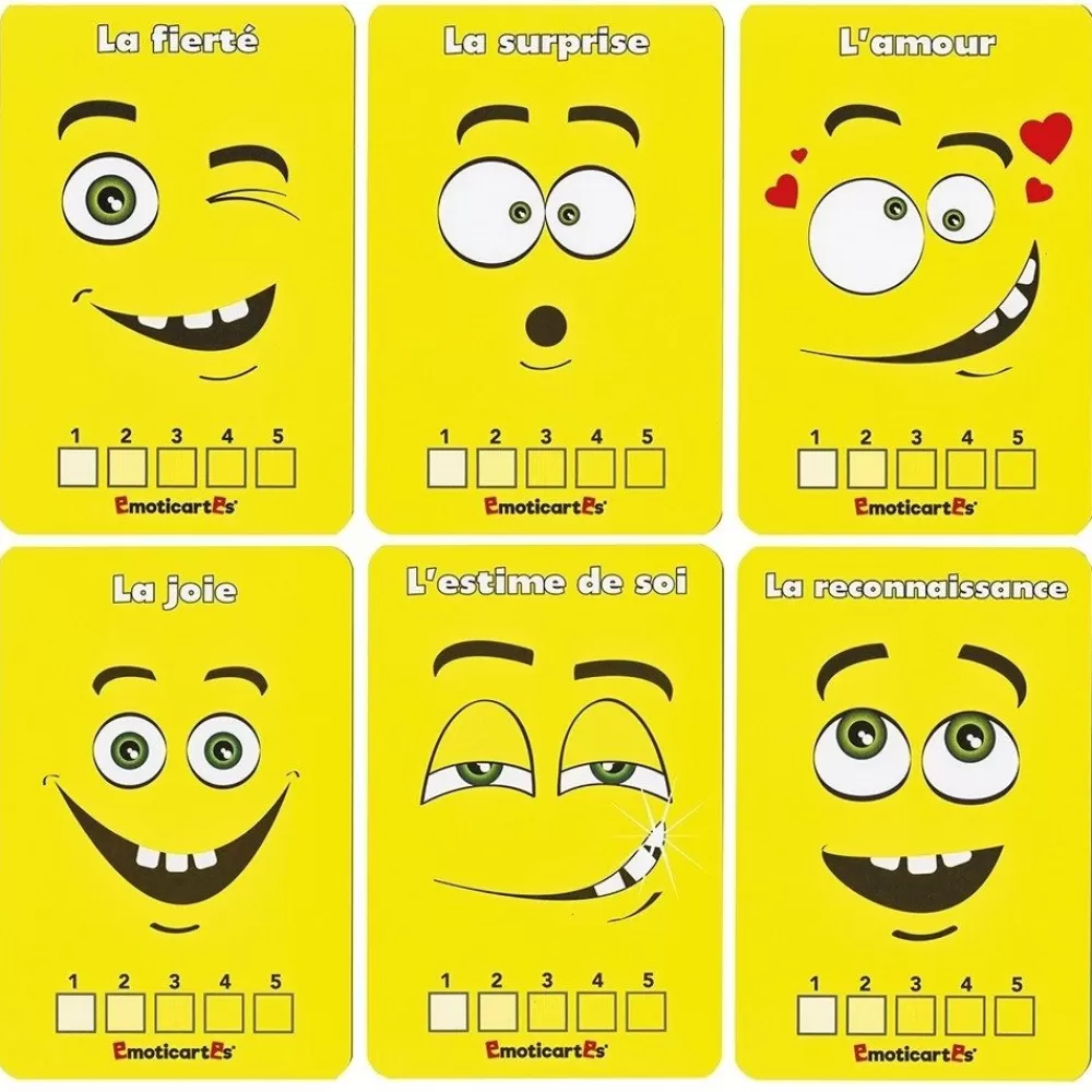 HOPTOYS Habiletés Sociales Et Émotions*Emoticartes Enfants