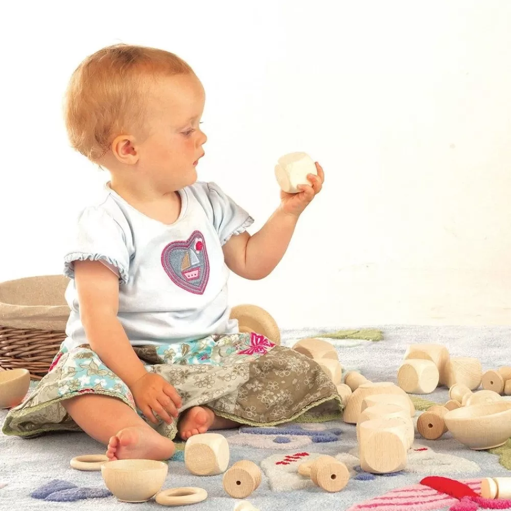 HOPTOYS Stimulation Tactile*Ensemble Jouets D'Eveil En Bois