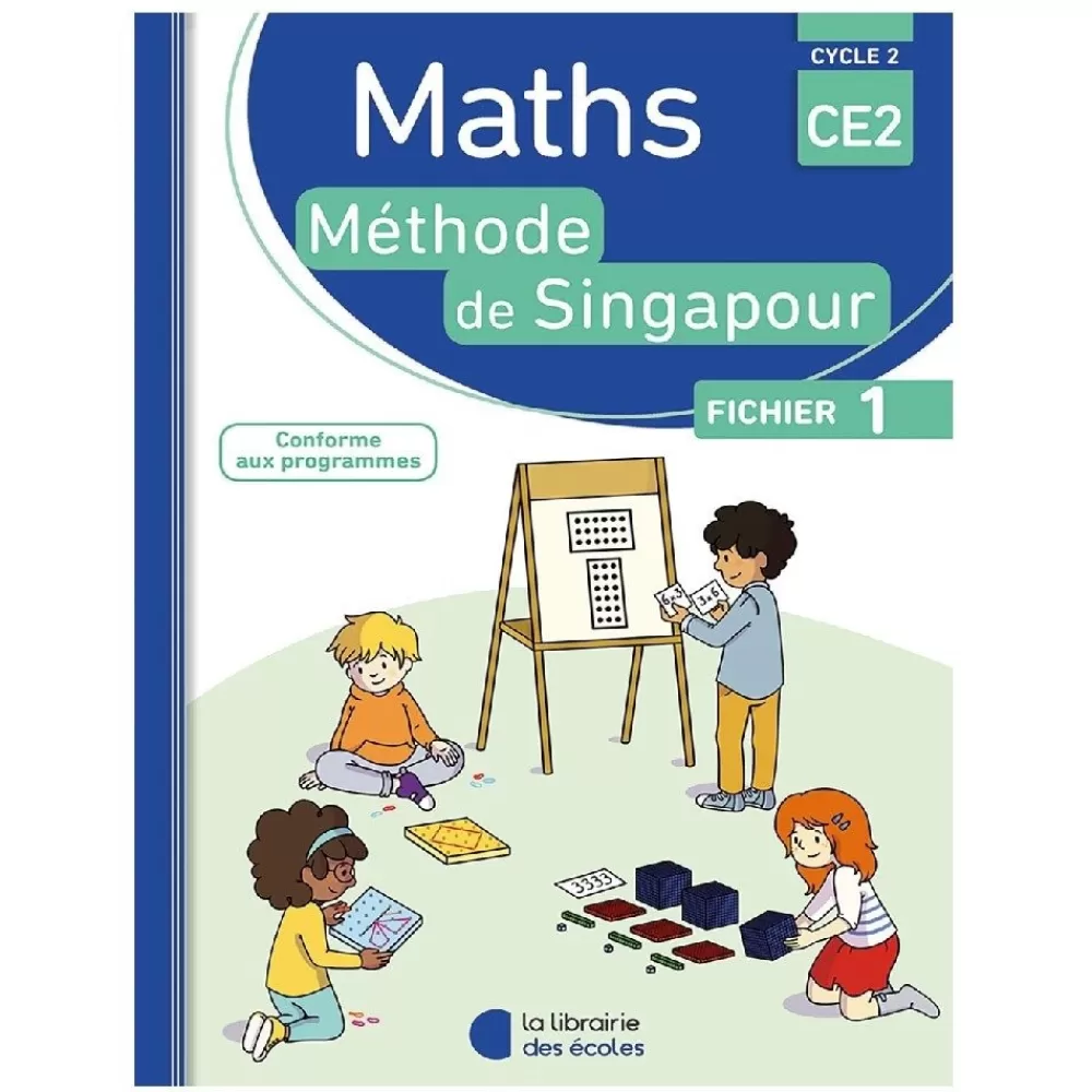 HOPTOYS Apprendre Avec La Méthode De Singapour*Fichier De L'Eleve 1 Ce2 - Nouvelle Edition