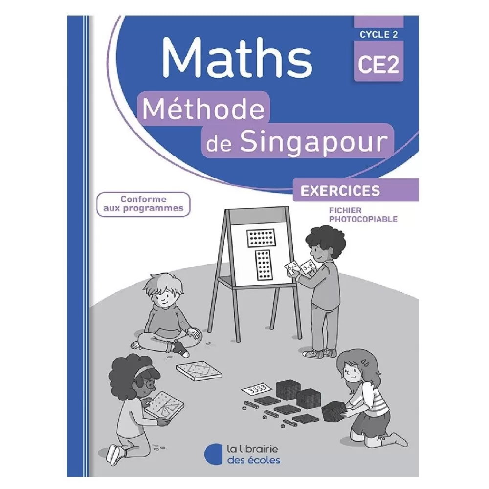 HOPTOYS Apprendre Avec La Méthode De Singapour*Fichier Photocopiable Ce2 - Edition 2018