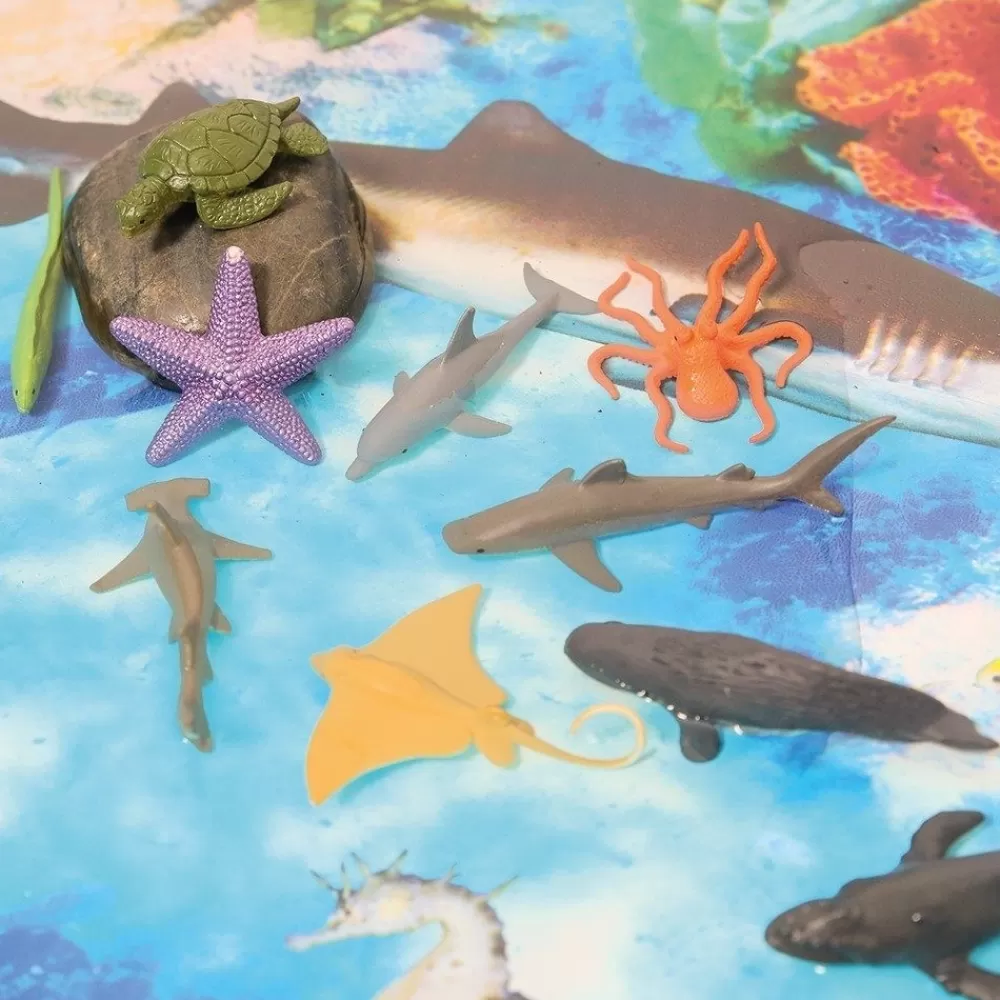 HOPTOYS Stimulation Tactile*Figurines Autour De L'Ocean