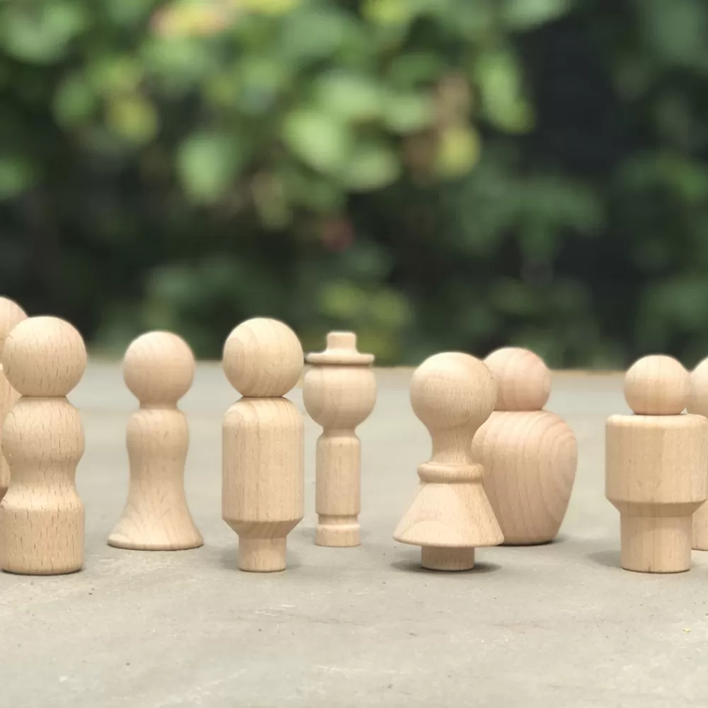 HOPTOYS Montessori Pour Tous<Figurines En Bois