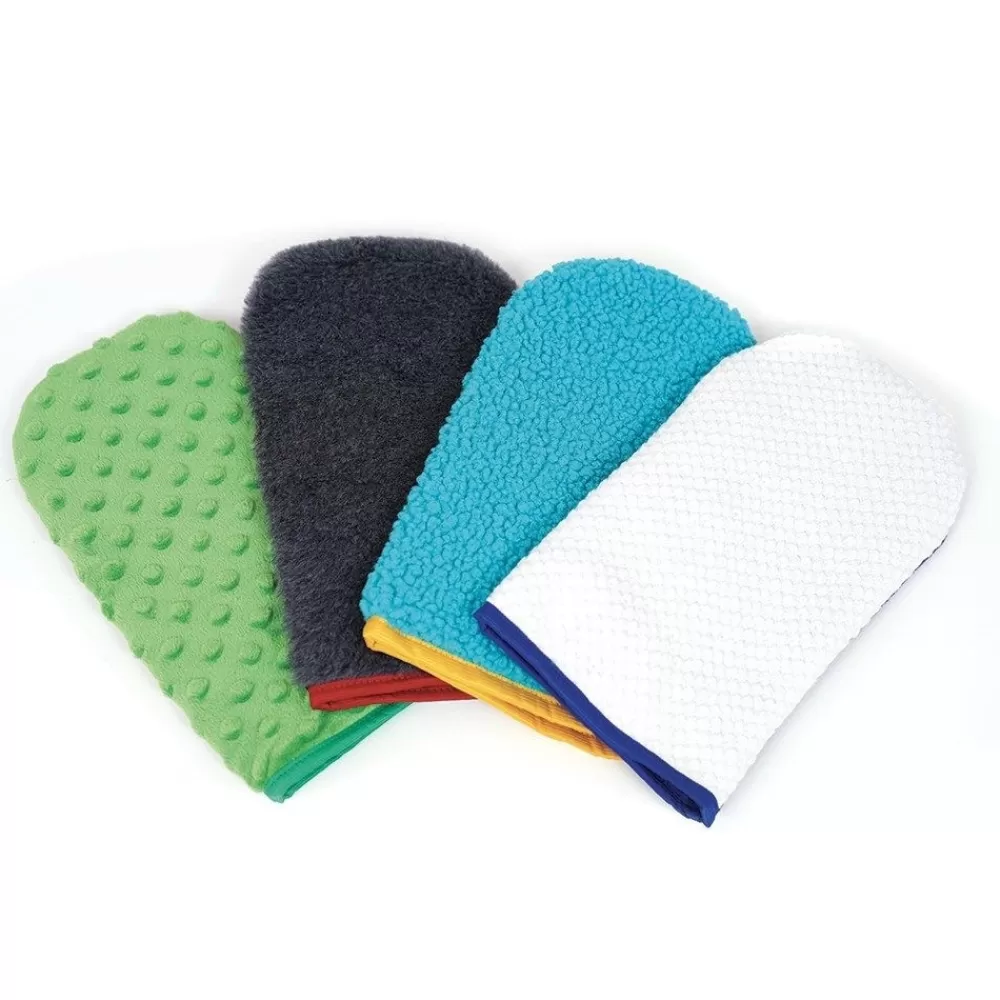 HOPTOYS Stimulation Tactile*Gants Sensoriels – Lot De 4