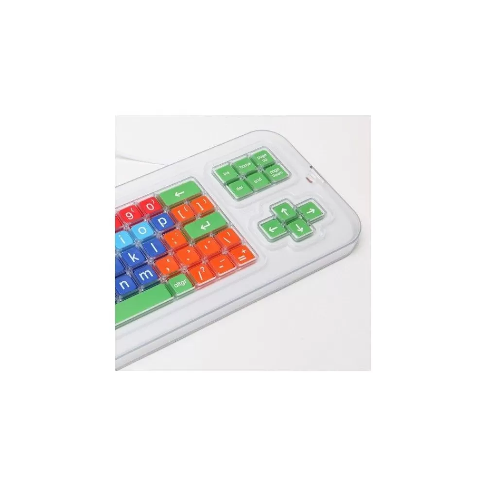 HOPTOYS Aides Quotidiennes Pour Une Personne Avec Un Handicap Ou Des Troubles Moteurs*Guide Doigt Clavier Clevy Transparent