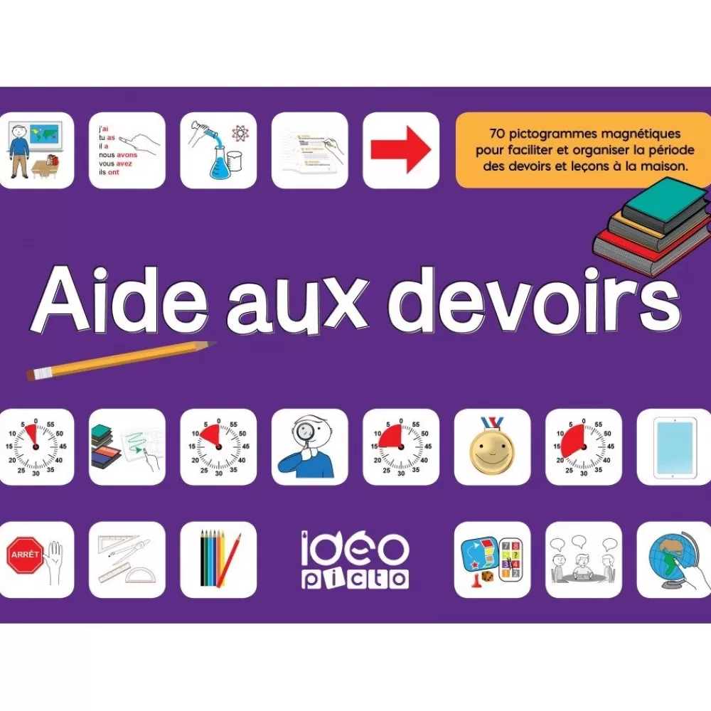 HOPTOYS Routines & Supports D'Affichage*Ideo - Aide Aux Devoirs