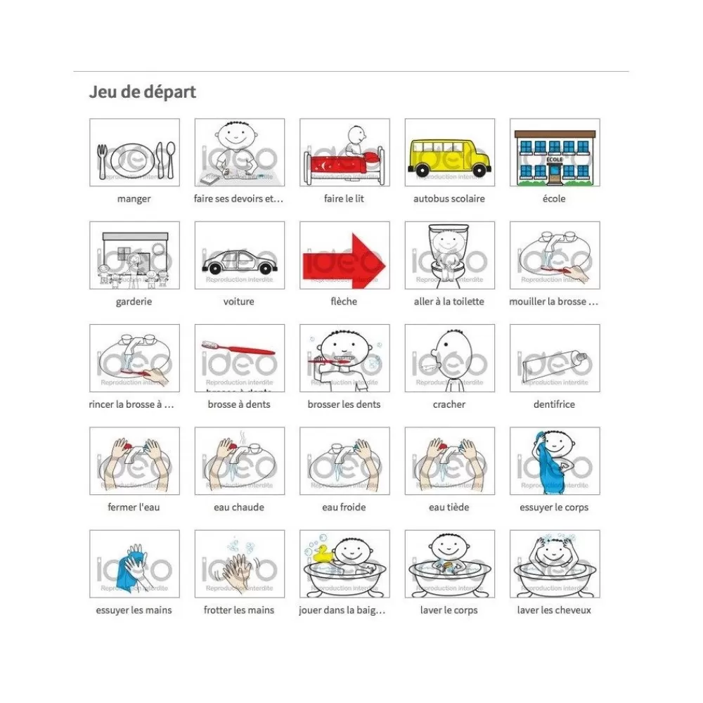 HOPTOYS Routines & Structures*Ideo - Jeu De Depart