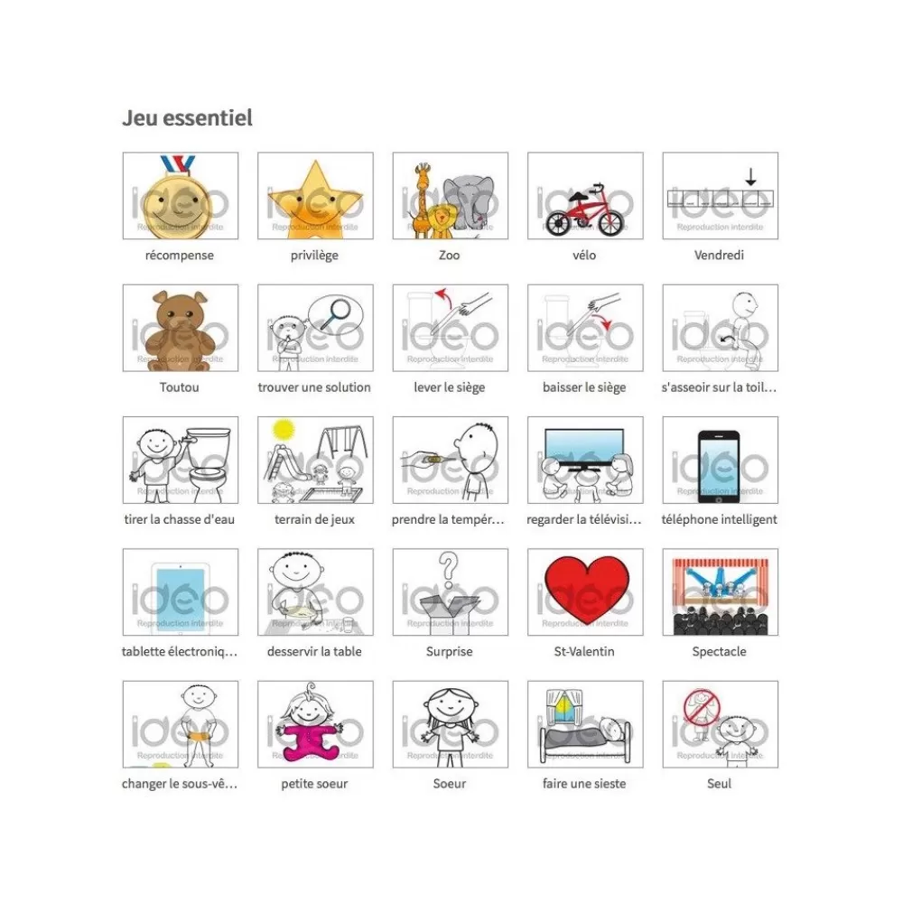 HOPTOYS Communication Alternative & Augmentee<Ideo - Jeu Essentiel