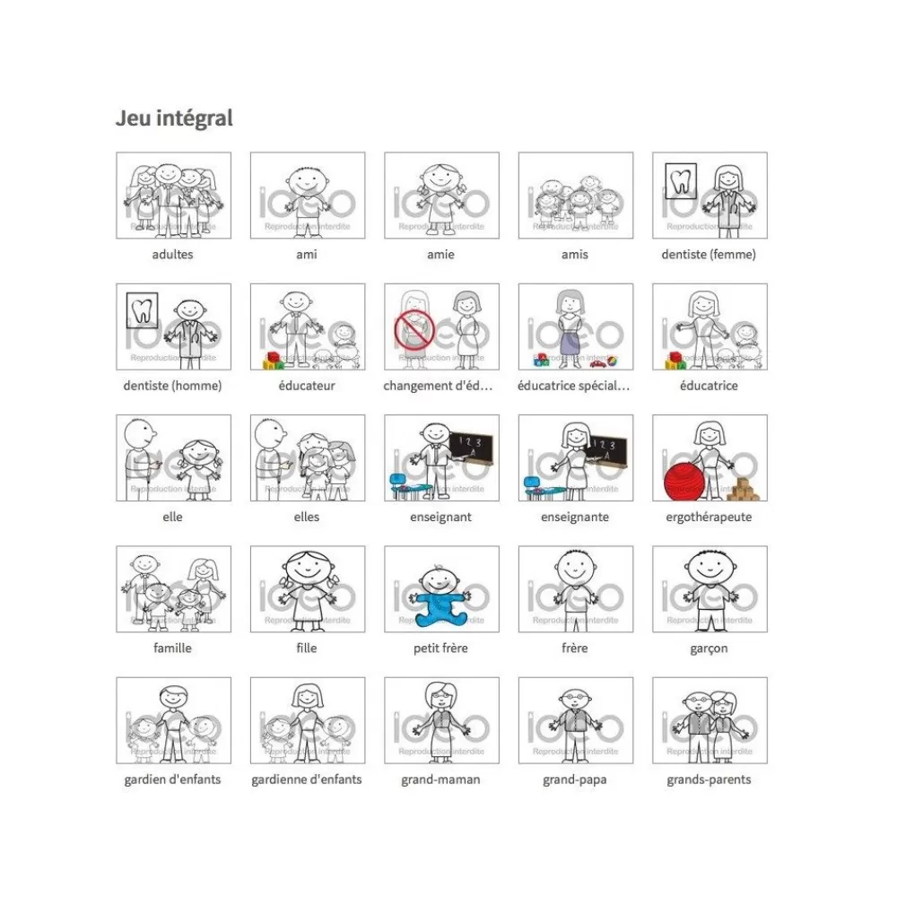 HOPTOYS Communication Alternative & Augmentee<Ideo - Jeu Integral