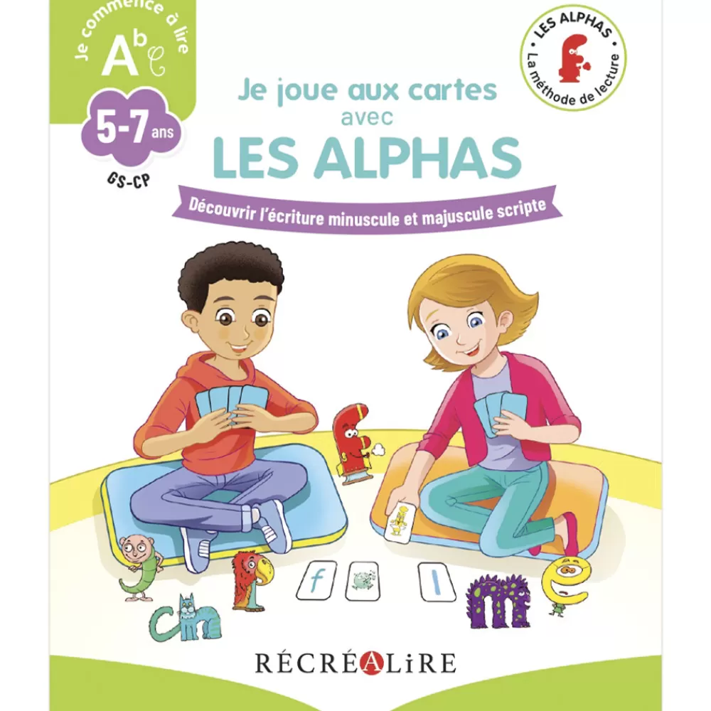 HOPTOYS Préparation À La Lecture<Je Joue Aux Cartes Avec Les Alphas