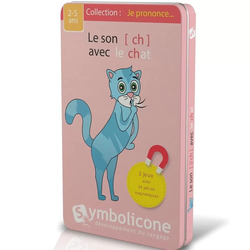 HOPTOYS Jeux Éducatifs*Je Prononce Le Son [Ch] Avec Le Chat