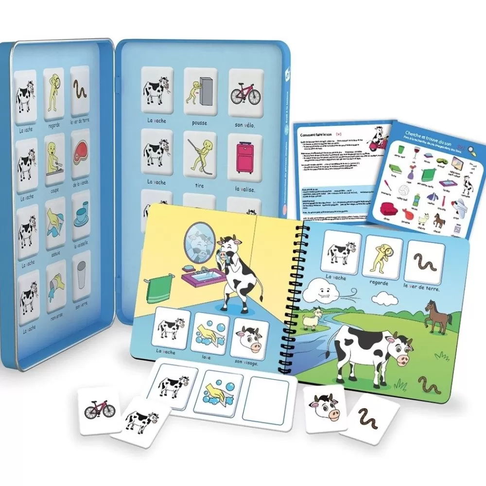 HOPTOYS Jeux Éducatifs*Je Prononce Le Son [V] Avec La Vache