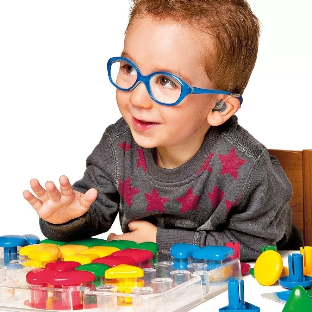 HOPTOYS Puzzles & Encastrements*Jeu A Enficher Superpegs