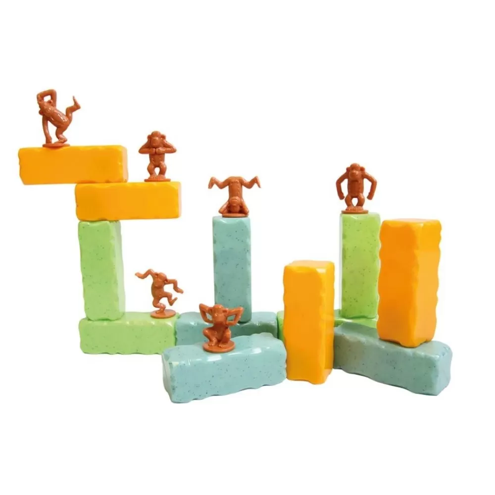 HOPTOYS Raisonnement Logico-Mathematique<Jeu D'Empilement Monkey Blocks