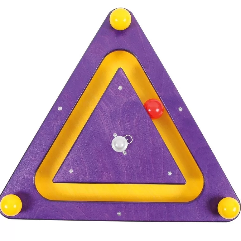 HOPTOYS Stimulation Sensorielle*Jeu Mural Triangle - Violet