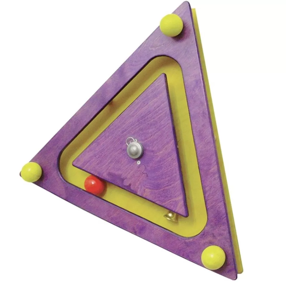 HOPTOYS Stimulation Sensorielle*Jeu Mural Triangle - Violet