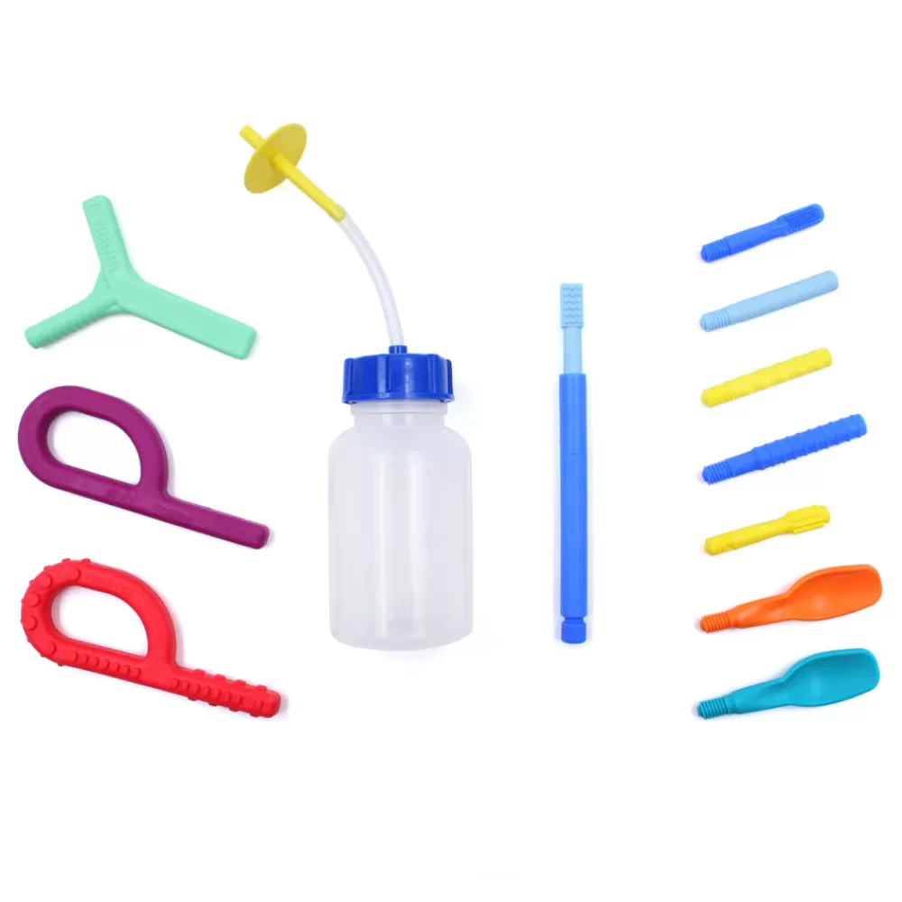 HOPTOYS Outils De Mastication<Kit Therapeutique Pour L'Alimentation - Enfants/Ados/Adultes