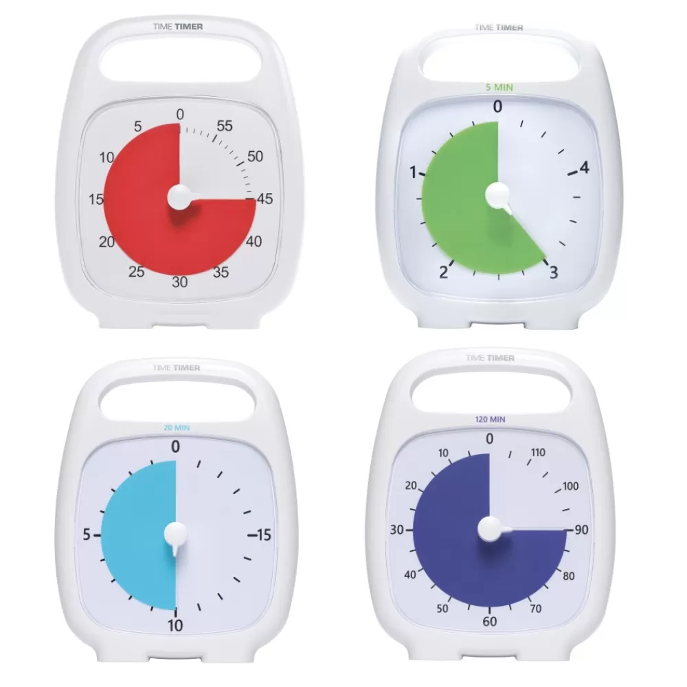 HOPTOYS Timers & Planning*Kit Time Timer Differentes Durees, Par 4