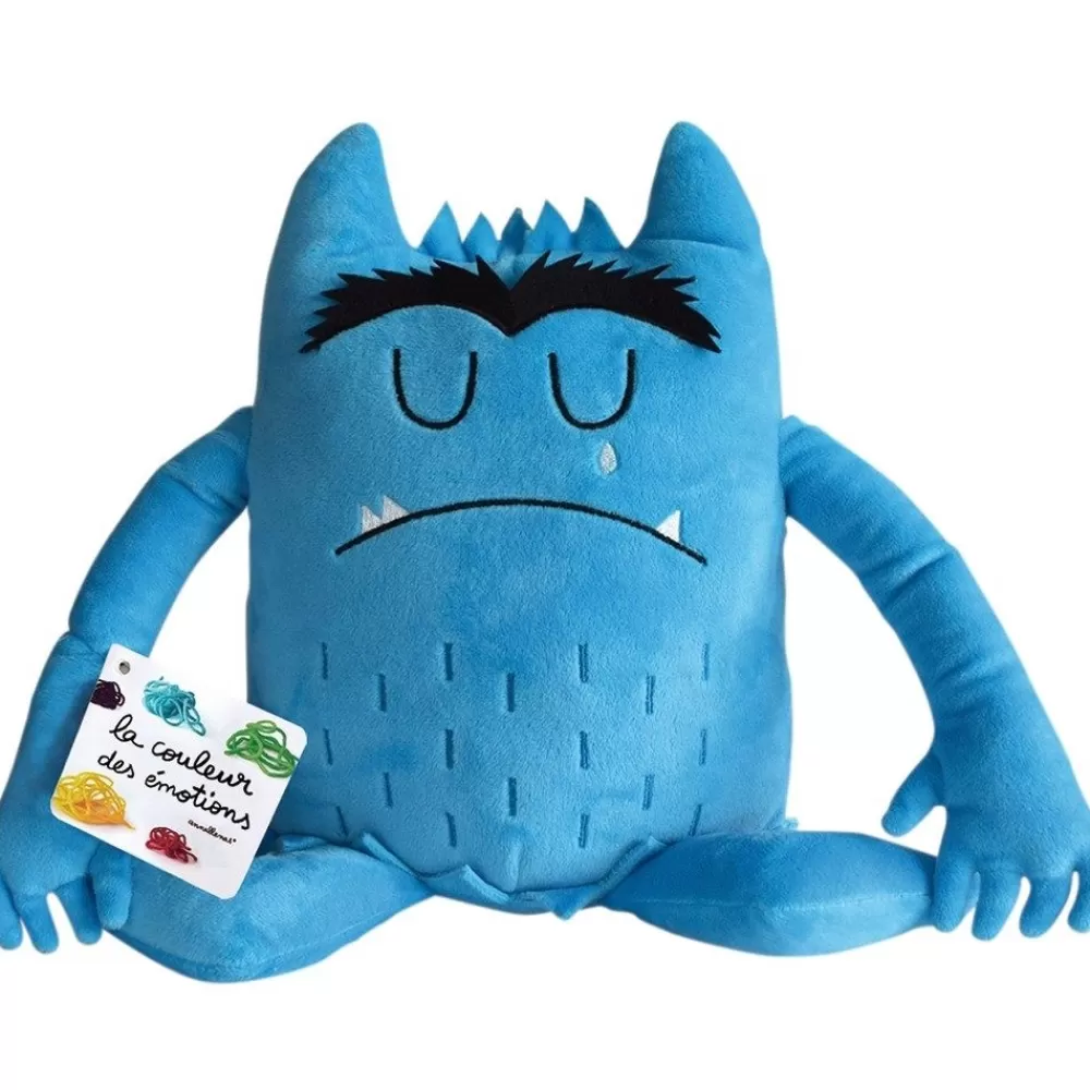 HOPTOYS Habiletés Sociales Et Émotions*La Couleur Des Émotions : Peluche Tristesse