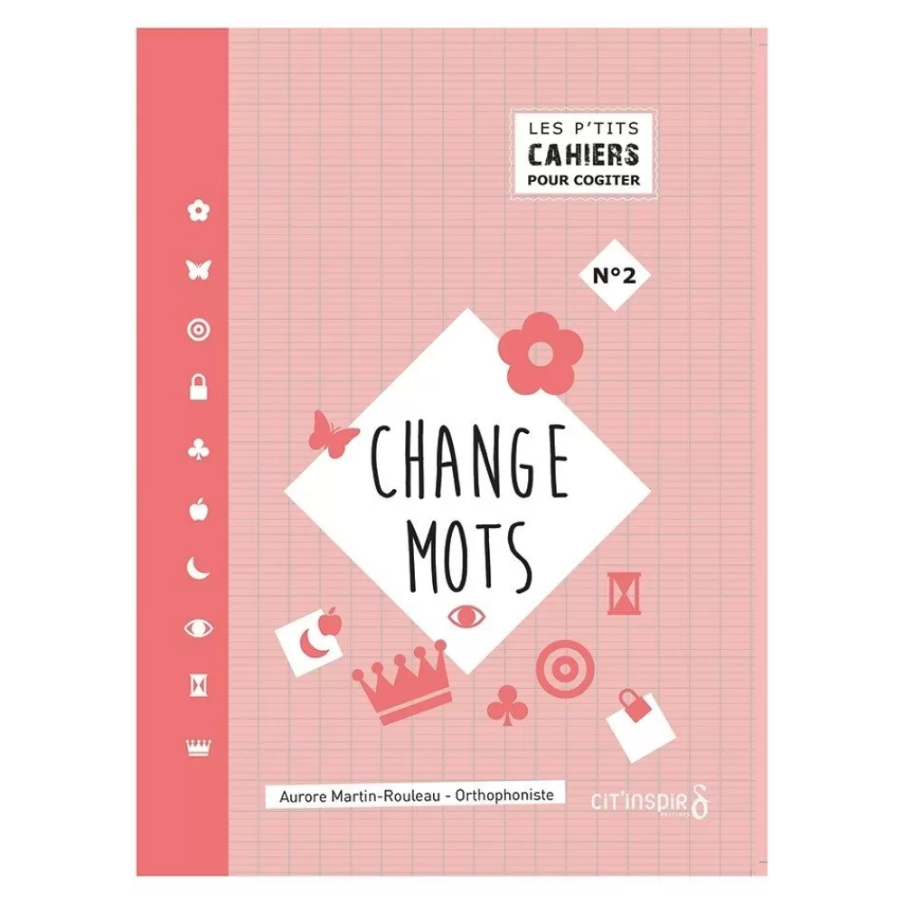 HOPTOYS ReÉducation Cognitive, Troubles Neurologiques<Les P'Tits Cahiers Pour Cogiter – N°2 Change Mots