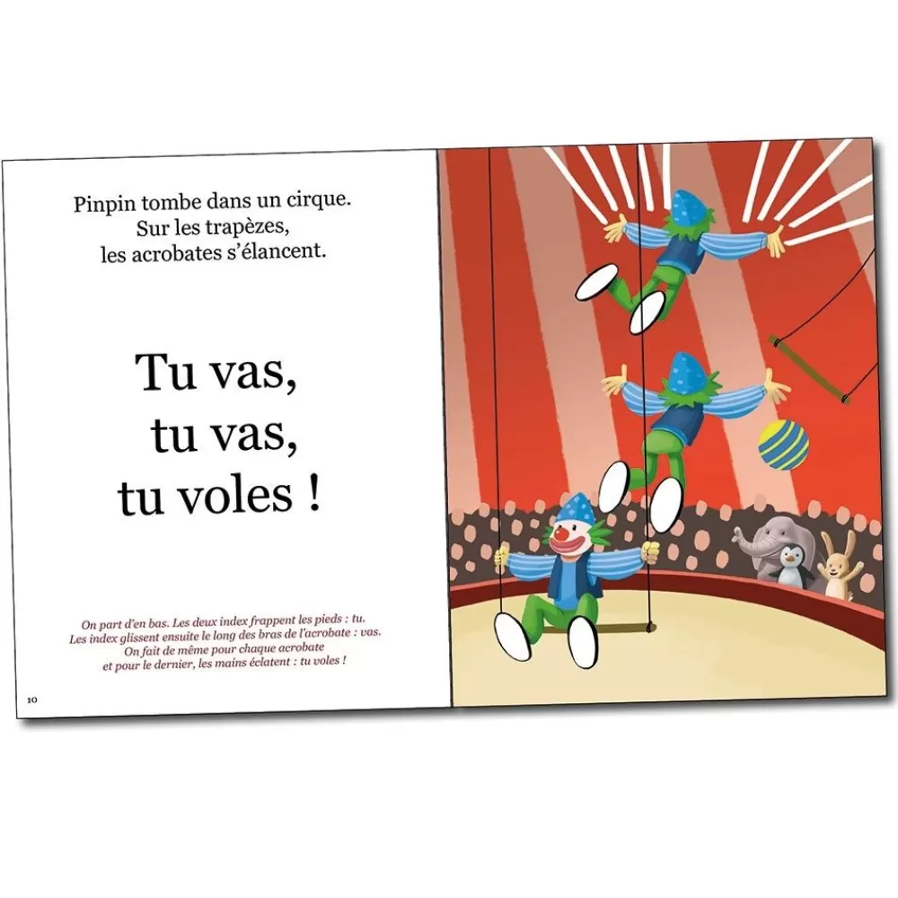 HOPTOYS Préparation À La Lecture<Livre Pinpin Au Cirque