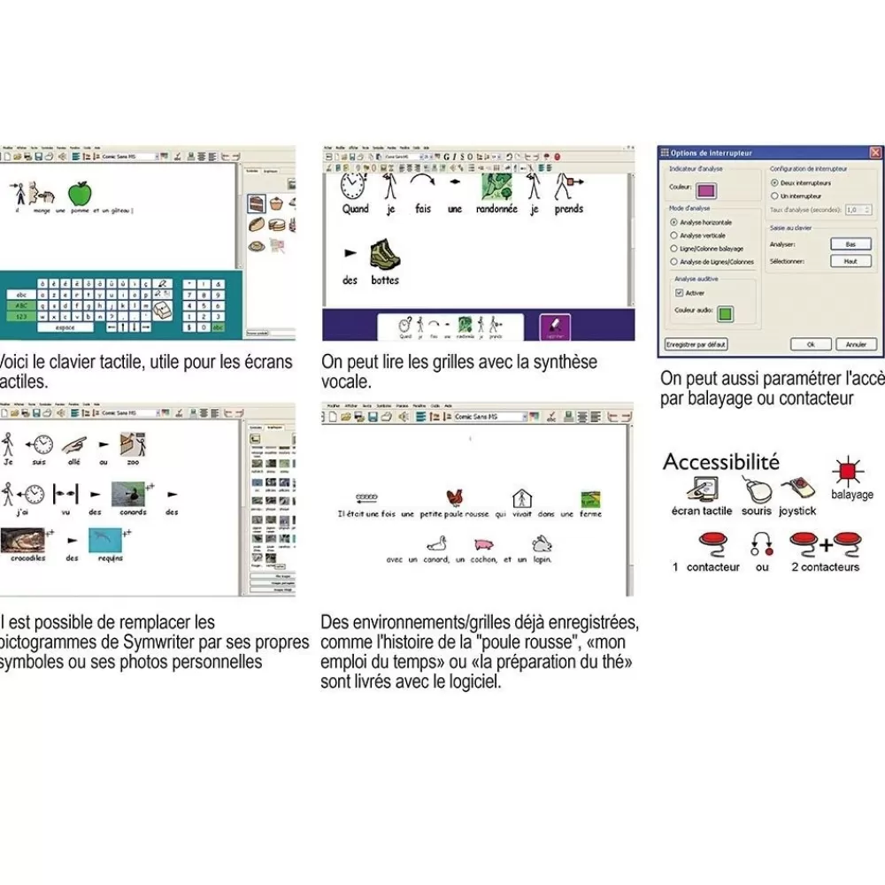 HOPTOYS Communicateurs*Logiciel Symwriter