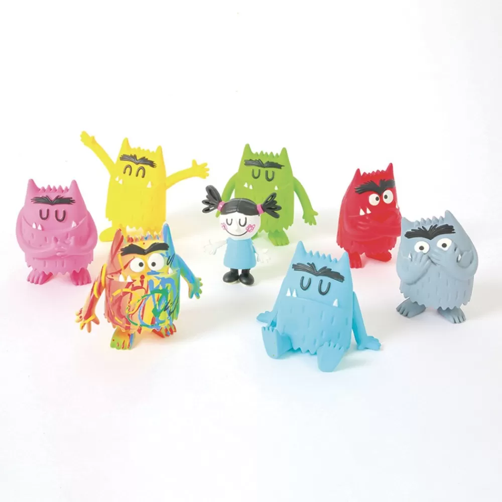 HOPTOYS Habiletés Sociales & Émotions*Lot Figurines La Couleur Des Émotions