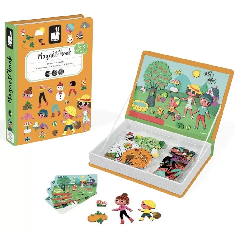 HOPTOYS Jeux Éducatifs*Magneti'Book 4 Saisons