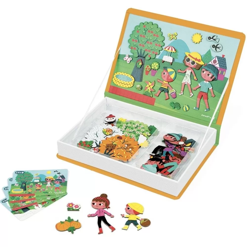 HOPTOYS Jeux Éducatifs*Magneti'Book 4 Saisons