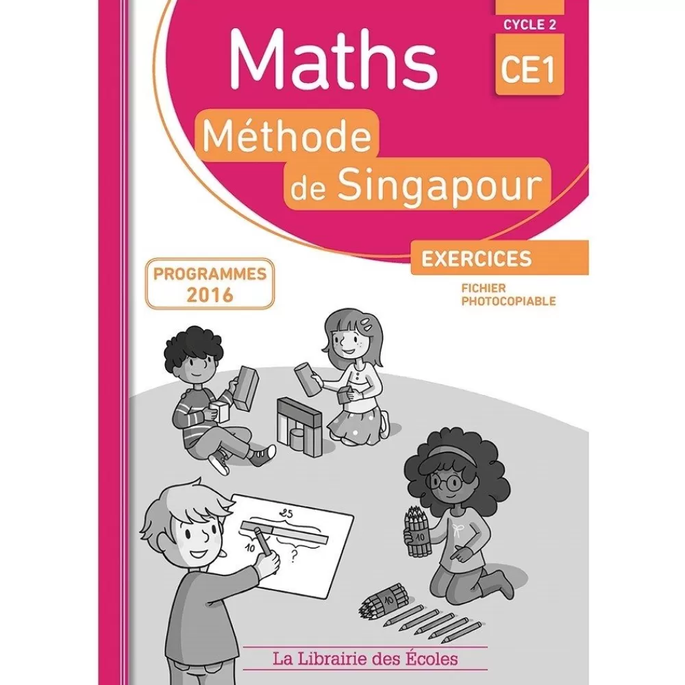 HOPTOYS Raisonnement Logico-Mathematique<Maths Singapour Fiche Photocopiable Ce1