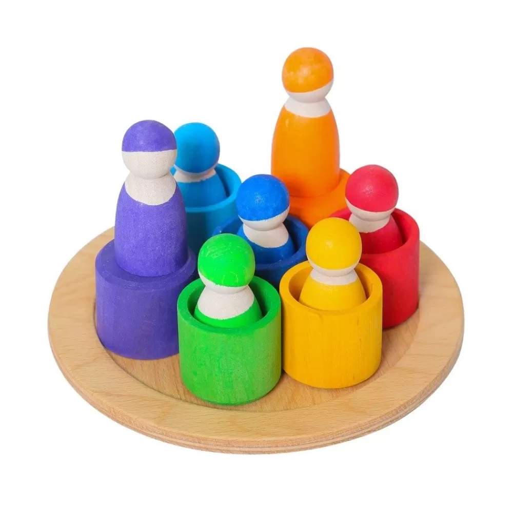 HOPTOYS Montessori Pour Tous<Mes Petits Lutins En Bois Par 7