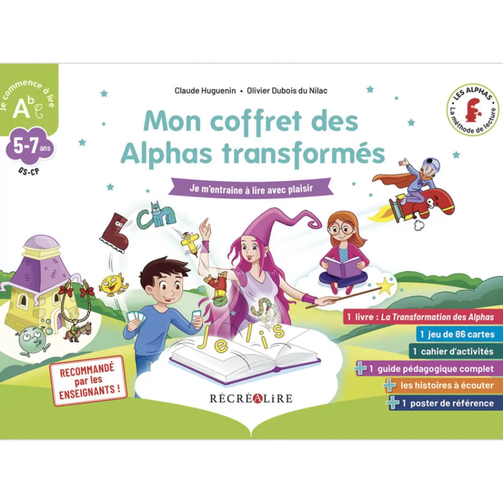 HOPTOYS Préparation À La Lecture<Mon Coffret Des Alphas Transformes