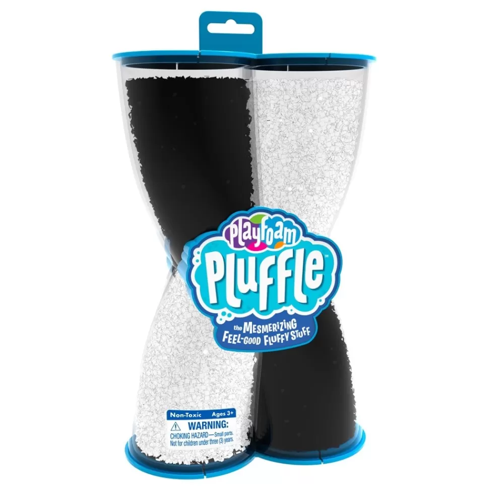 HOPTOYS Pâtes À Modeler Multisensorielles*Playfoam Pluffle Twist - Noir Et Blanc