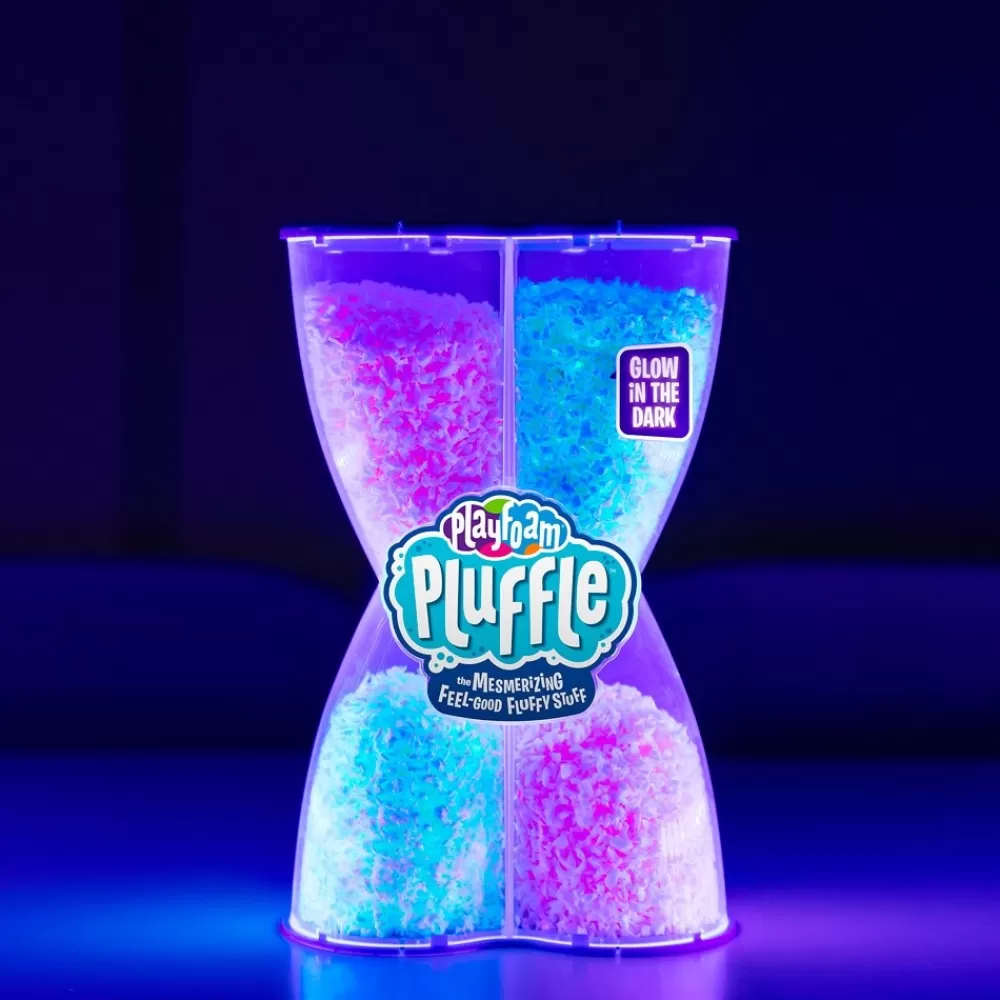 HOPTOYS Pâtes À Modeler Multisensorielles*Playfoam Pluffle Twist - Phosphorescent