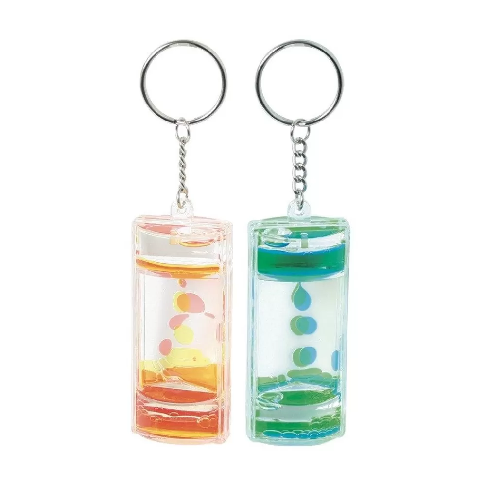 HOPTOYS Aides Anti-Stress*Porte-Cles Sablier Bicolore