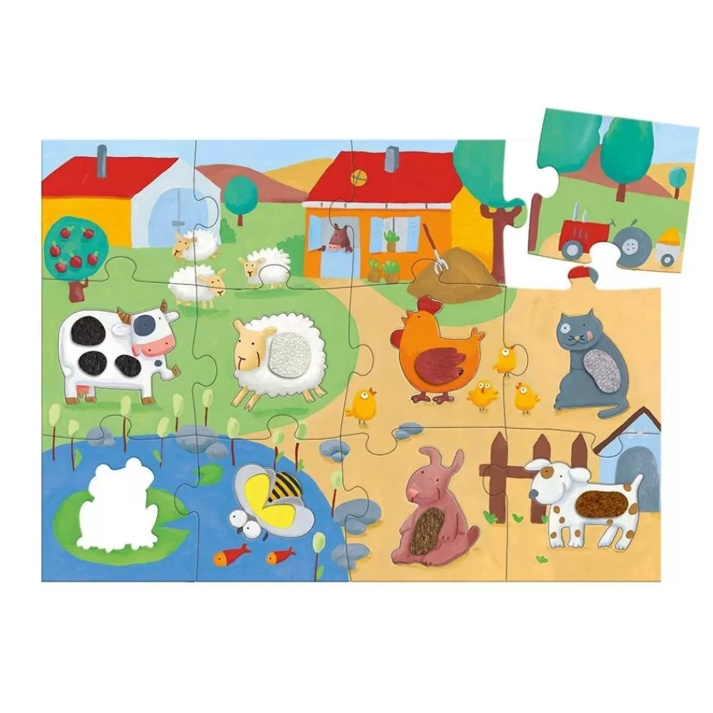 HOPTOYS ReÉducation De La Sensibilite<Puzzle Tactilo Ferme