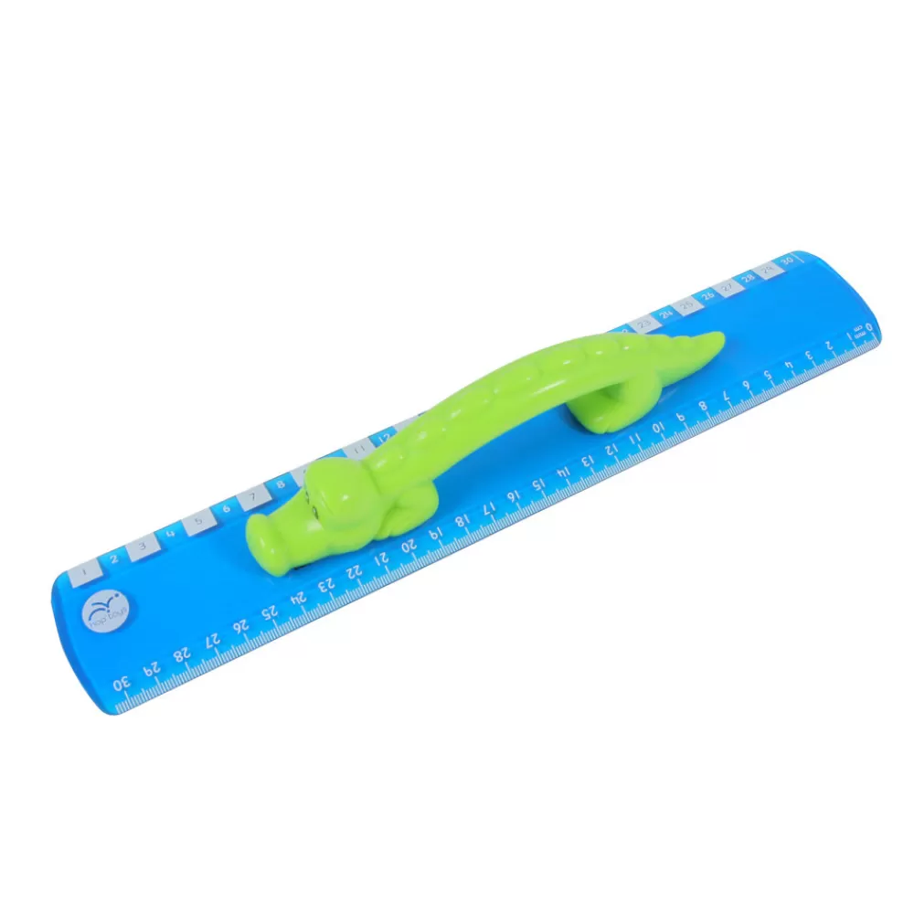 HOPTOYS Aides Motivationnelles, Recompenses, Renforcateurs<Regle Avec Poignee Crocodile